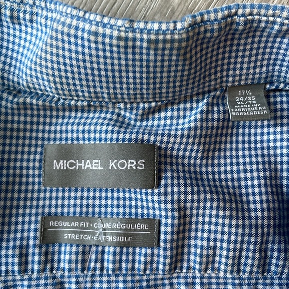 Michael Kors Checkered long sleeve regular fit. - Picture 3 of 9